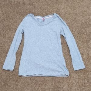 Gray long sleeve top